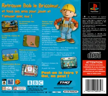 Bob le Bricoleur - Reparer C est Gagne! (FR) box cover back